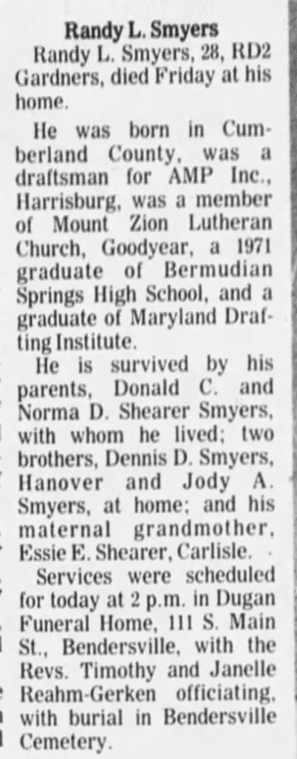 Clipping from The Sentinel